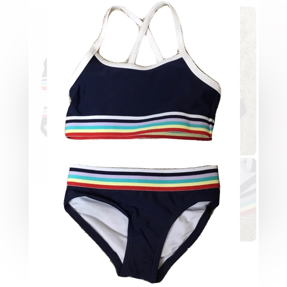 KAMU SURF Girls size 6 5 BIKINI SET NEW